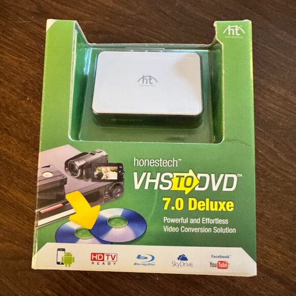 Honestech VHS to DVD/BLU-RAY 7.0 Deluxe Video Conversion Solution USB Windows - Picture 1 of 2